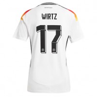 Germany Florian Wirtz #17 Replica Home Shirt Ladies Euro 2024 Short Sleeve